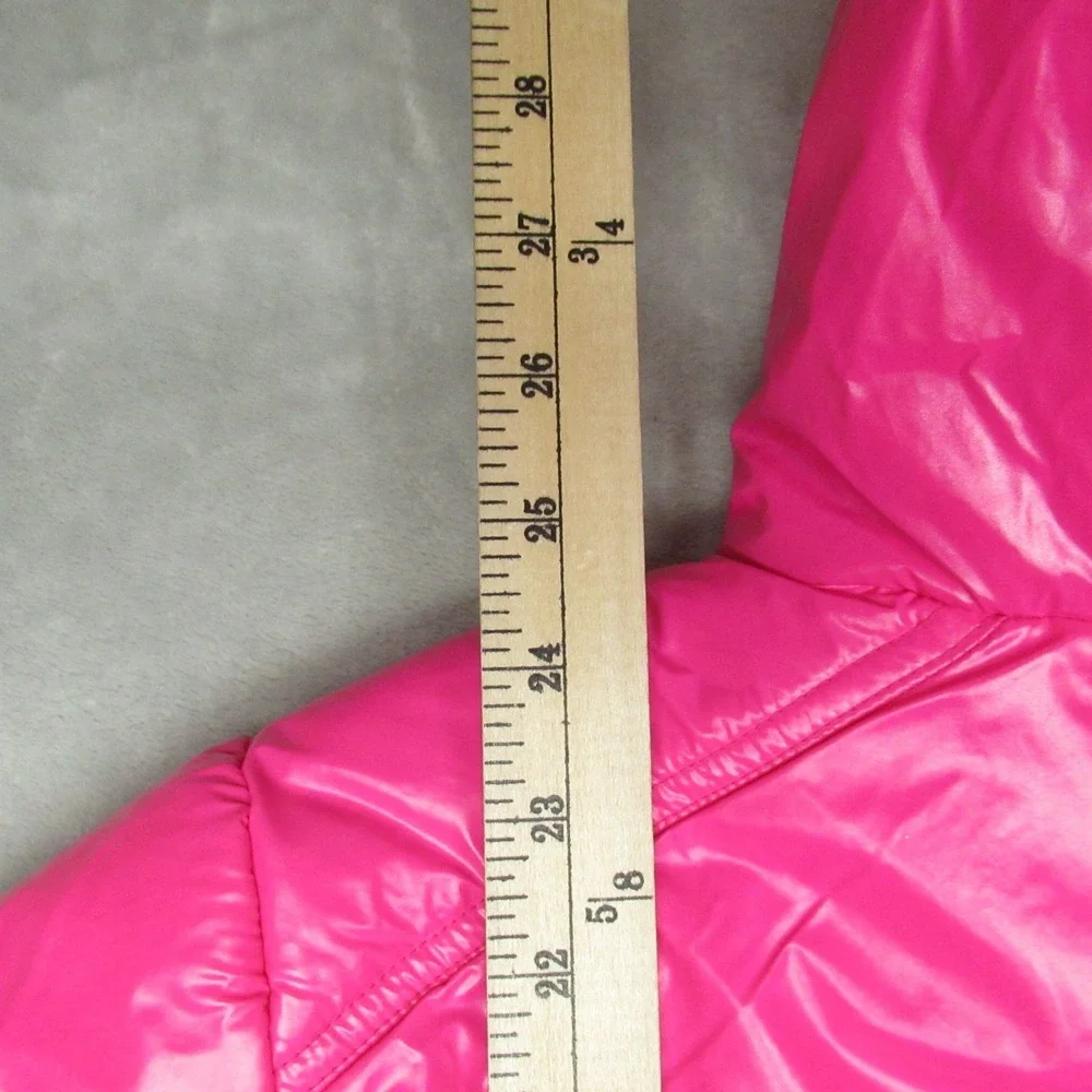 Jordan Flight Jacket Girls Large 12-13 Yrs Pink‎ Insulated Hooded Quilted Puffer